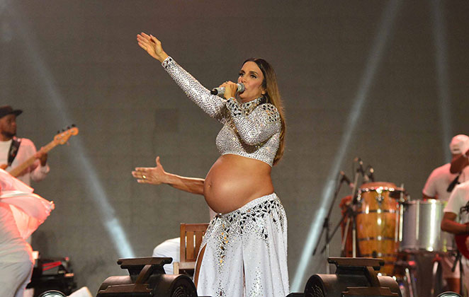 A cantora Ivete Sangalo está grávida de gêmeas. Foto: Divulgação.