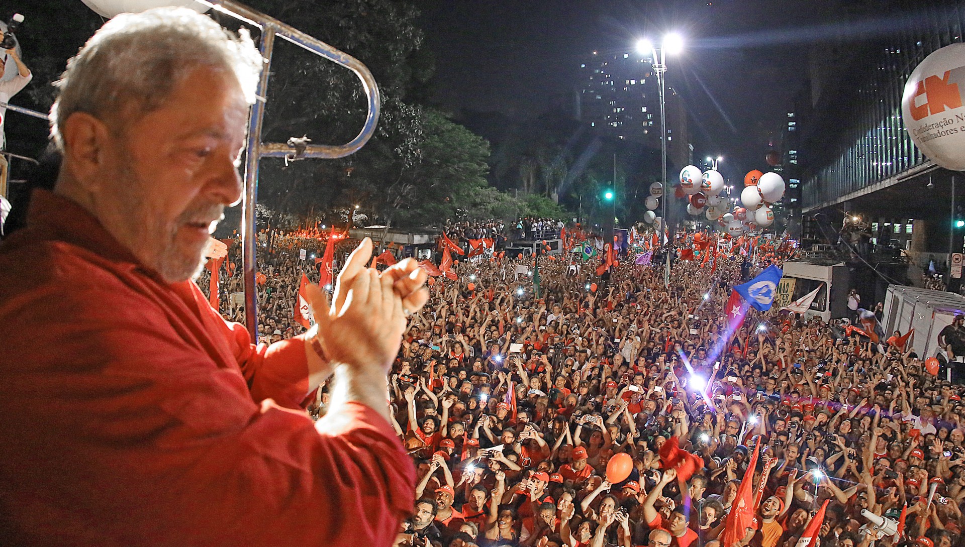 Para o PT, a pesquisa "confirma que Lula continua sendo o candidato da maioria da população". Foto: Ricardo Stuckert