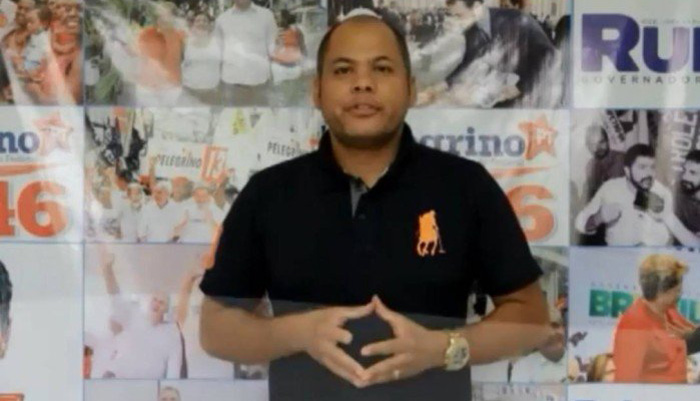 José Roberto Soares Vieira, ex-vice prefeito de Ourolândia. Foto: Reprodução / Youtube