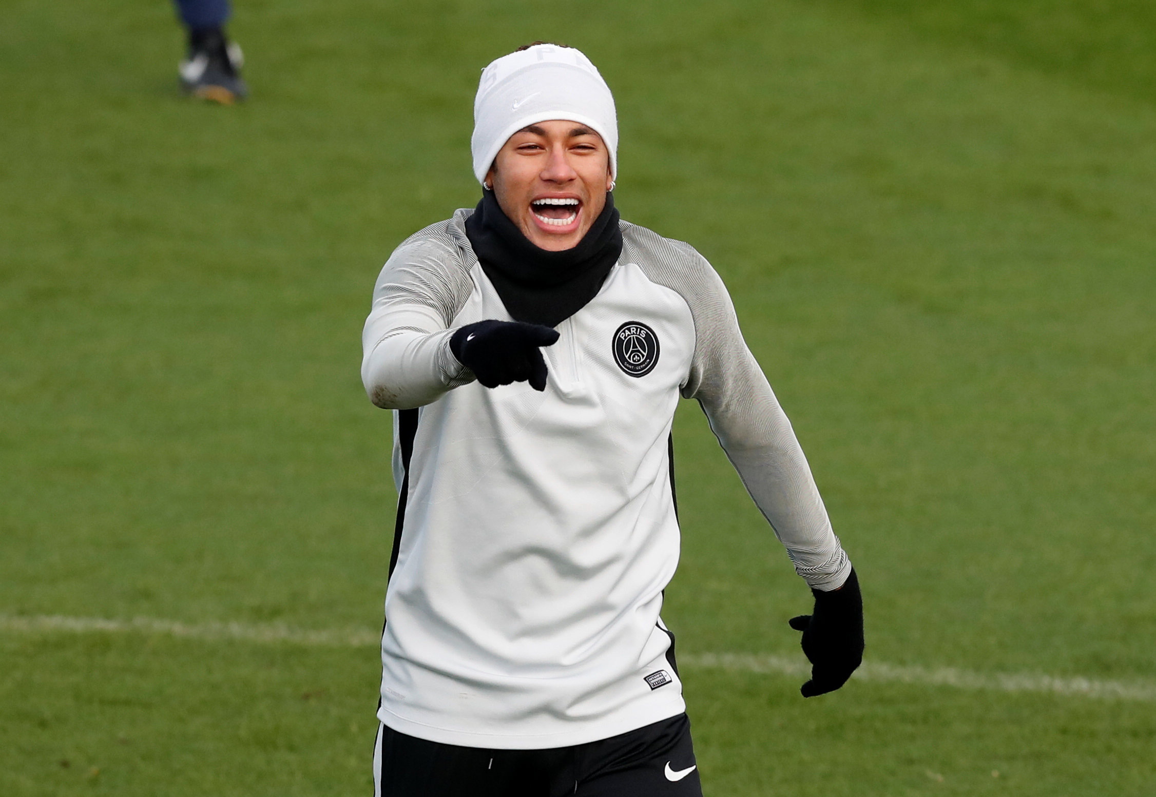 Neymar durante treino do Paris Saint-Germain/FRA. Foto: Gonzalo Fuentes/Reuters