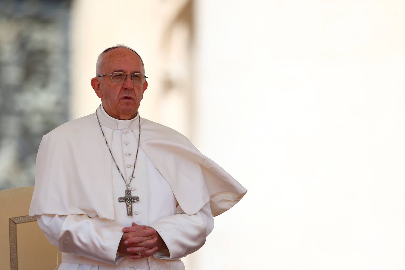 Papa Francisco: "no dia em que me apresentarem uma prova contra o bispo Barros, falarei com vocês. Não há uma única prova contra ele. É calúnia. Está claro?. Foto: Tony Gentile/Reuters)