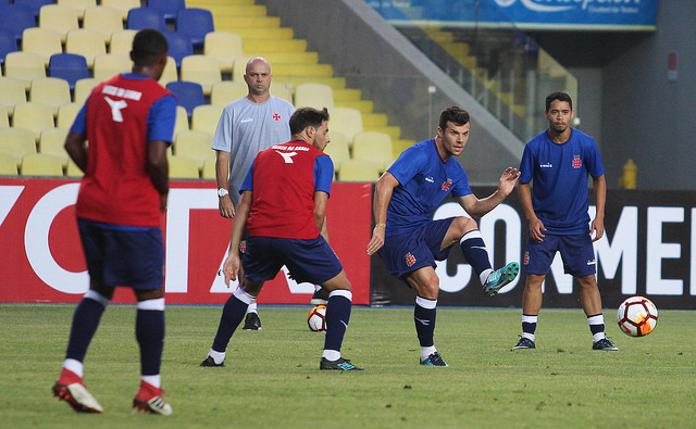 Jogadores treinam para a volta à Libertadores. Fotos: Carlos Gregório Jr/Vasco.com.br