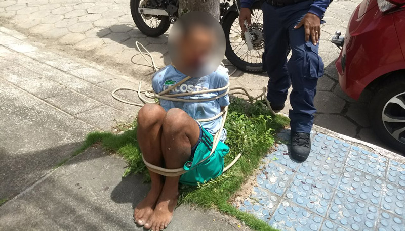 O homem foi liberado pela polícia por falta de provas que comprovasse o crime. Foto/ Whatsap