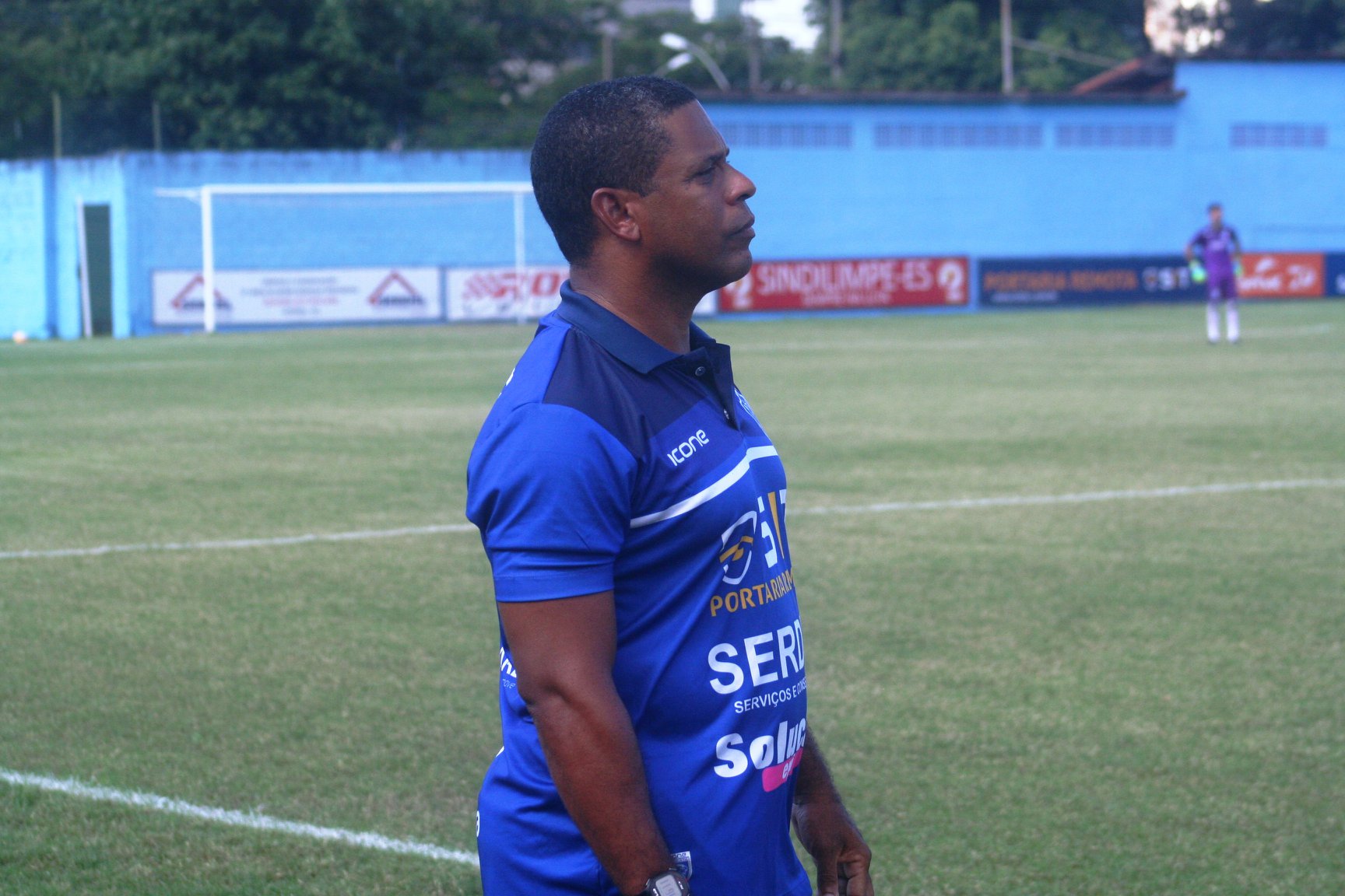 Técnico Wagner Nascimento terá difícil tarefa nas próximas rodadas. Foto: Wagner Chaló/Vitória FC