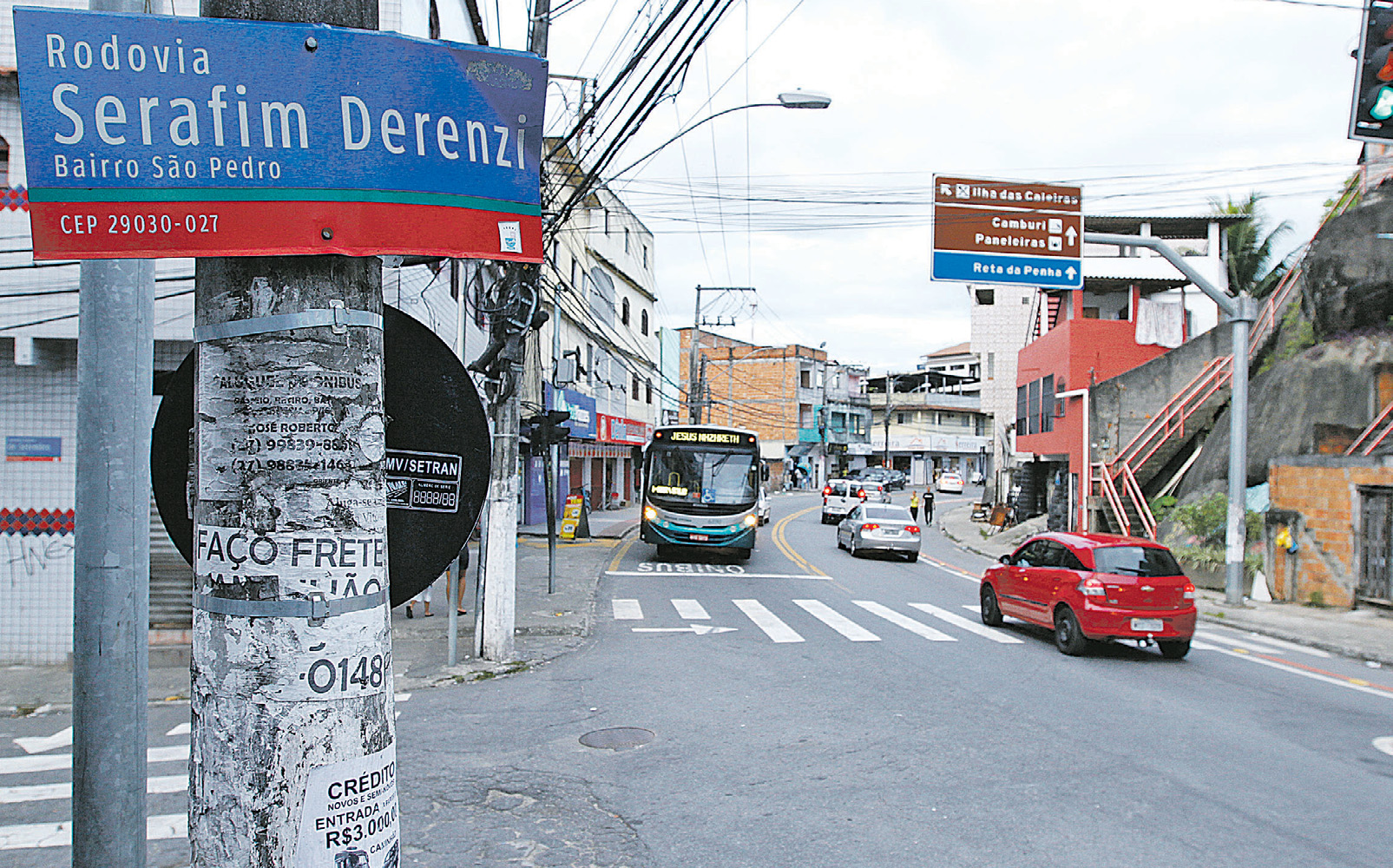 Rodovia Serafim Derenzi. Foto: Thiago Coutinho