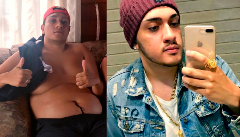 Antes e depois de MC Bin Laden. Fotos: Instagram