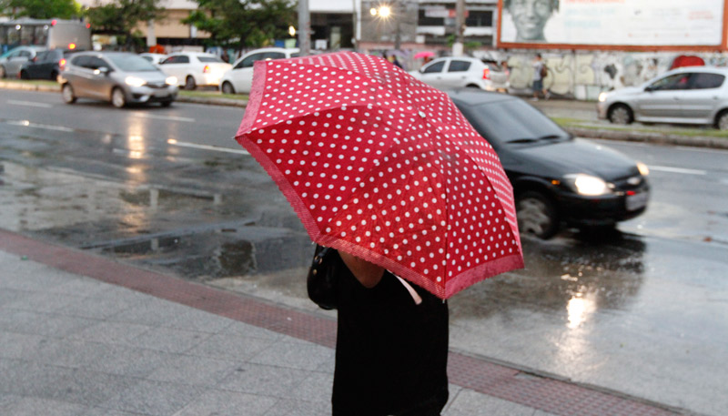 O fim de semana será de chuva na Capital do Estado. Foto: Divulgação.