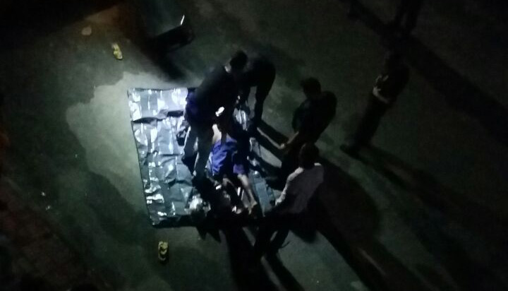 Corpo de Leandro foi removido para o Departamento Médico Legal em Vitória. Foto: Divulgação