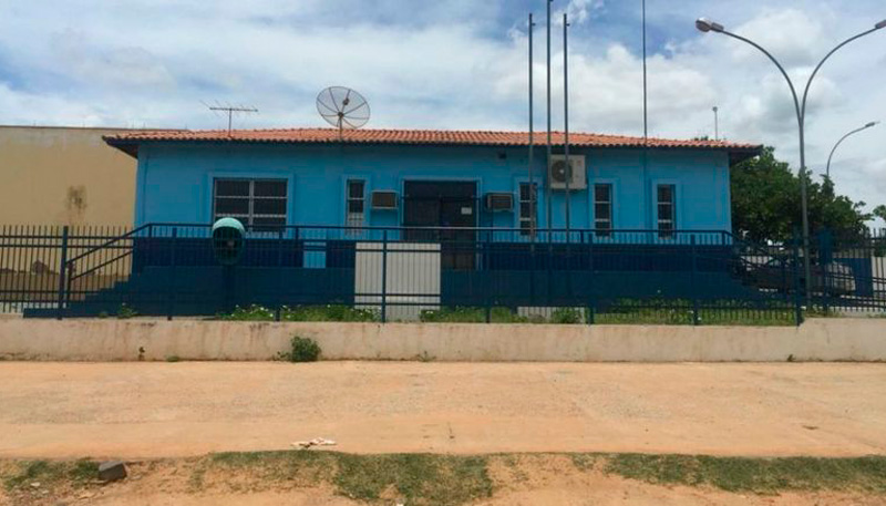 Sede da Delegacia de Guanambi. Foto: Reprodução/Guanambi FM