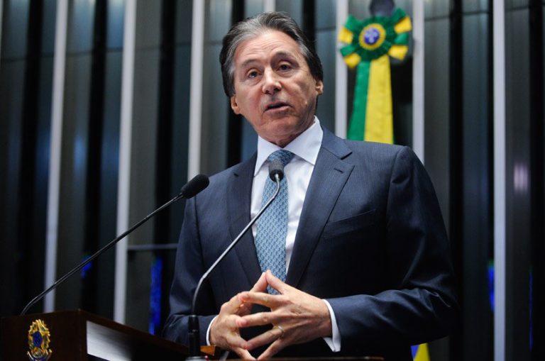 Ministros do Judiciário e deputados se reuniram na residência do presidente do senado Eunício Oliveira.Foto/ Divulgação Agência Senado.