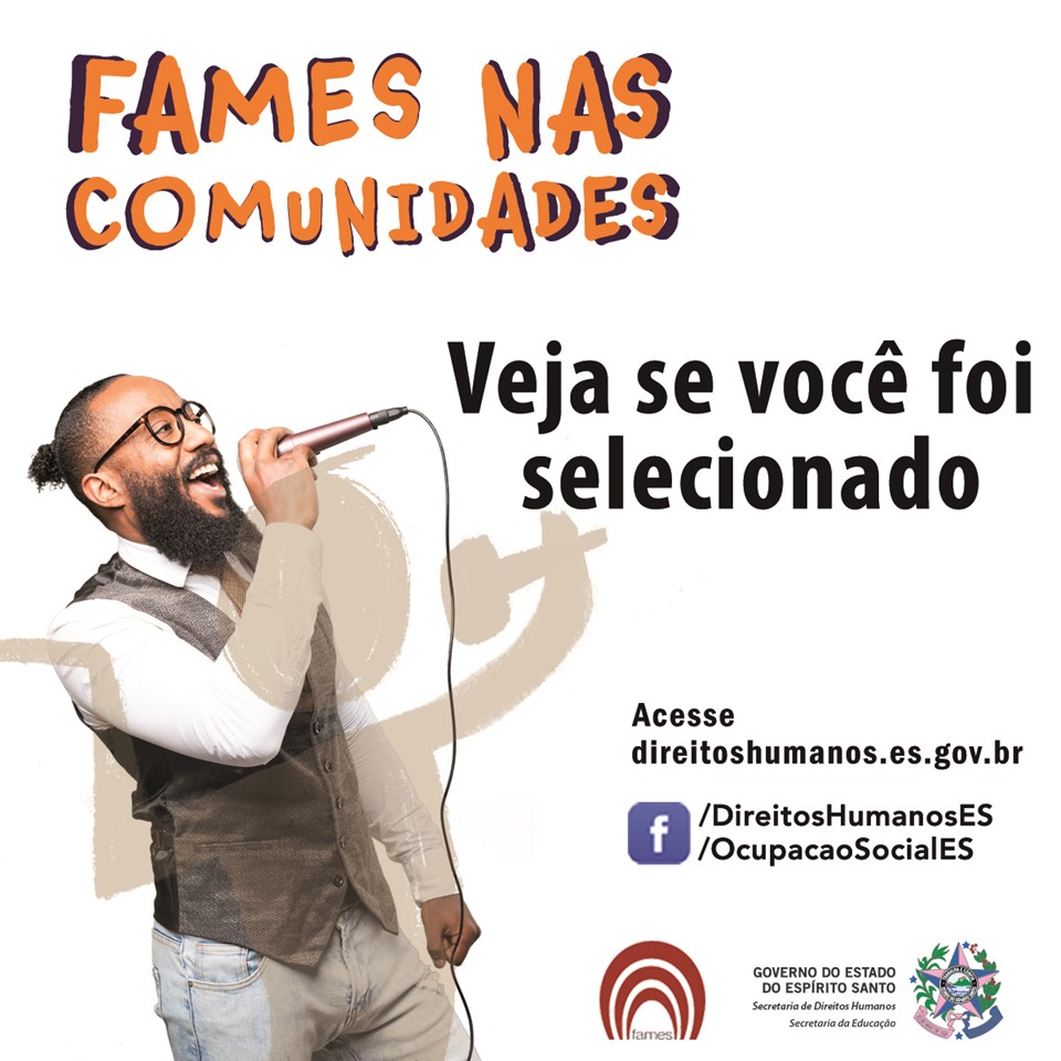 Ao todo foram disponibilizadas 900 vagas para os cursos de música, em aulas de canto, violão e percussão, distribuídas em cinco comunidades atendidas pelo Ocupação Social.Foto/ Governo do estado.
