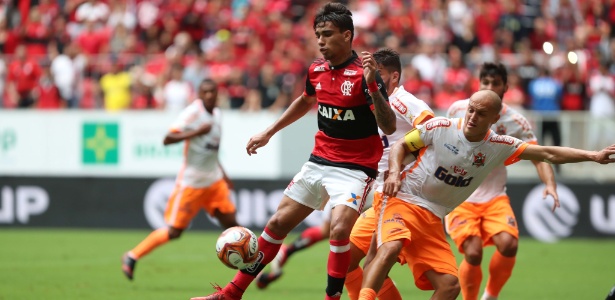 Na partida, Paquetá foi testado em nova função. Foto: Gilvan de Souza/Flamengo
