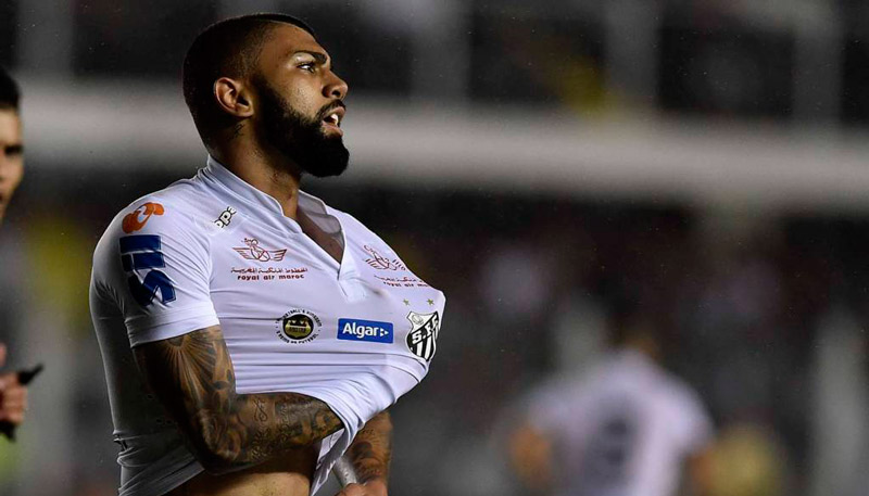 Gabigol. Foto: Divulgação Santos