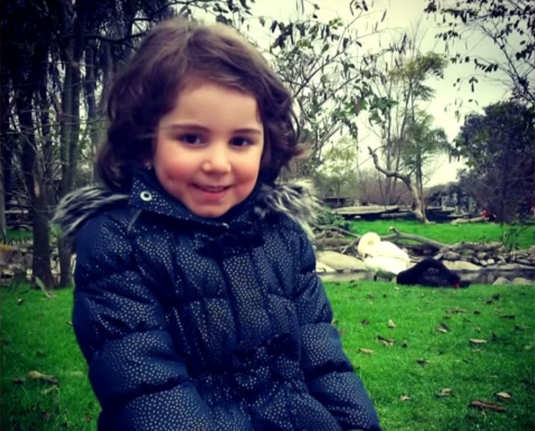 Sophia tinha 4 anos. Foto: Reprodução