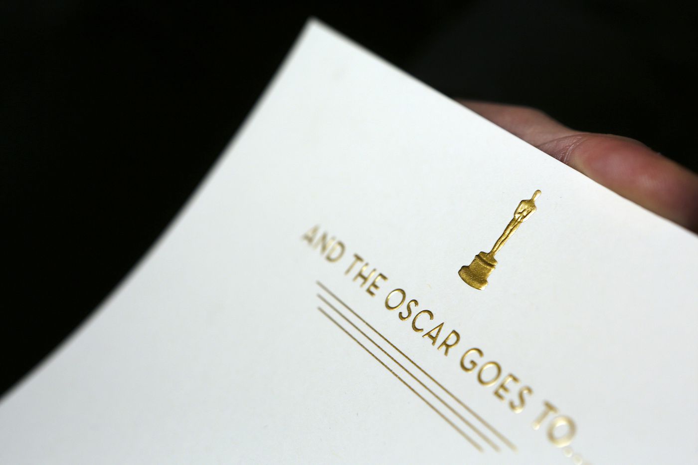Ficha com resultado do Oscar