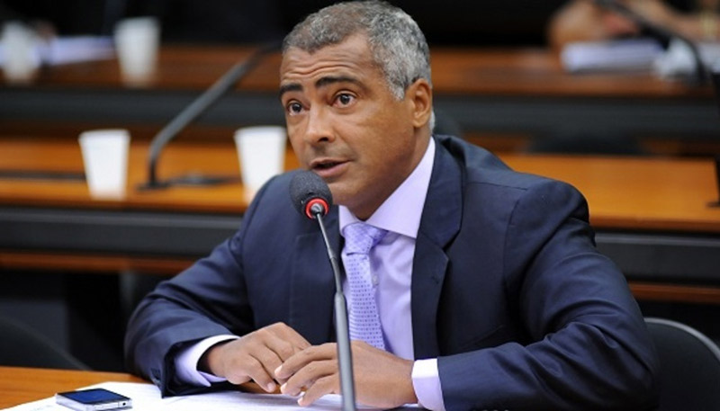Romário rechaçou as críticas nas redes sociais. Foto: Agência Senado
