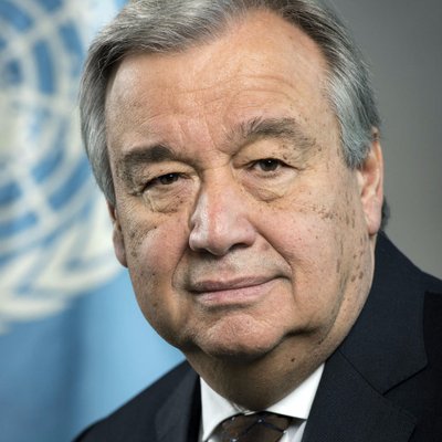 António Guterres que situação da Venezuela é um "grande fator de preocupação" . Foto/ Twitter @AntónioGuterres