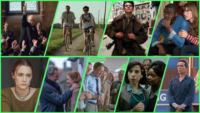 Candidatos a Melhor Filme no 90º Prêmio da Academia
