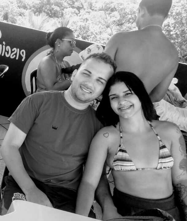Rubens e Andrielly: relacionamento era tranquilo, segundo a família. Foto: Arquivo Pessoal