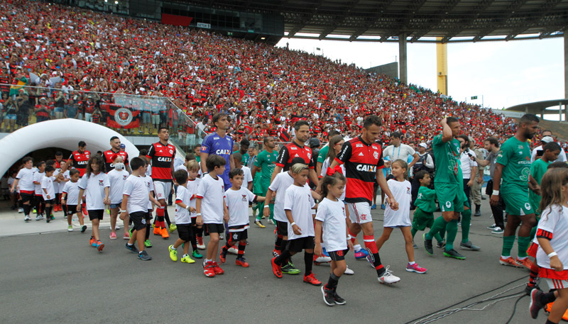 Flamengo em campo no Kléber Andrade: partida será no domingo. Foto: Fábio Nunes/AT
