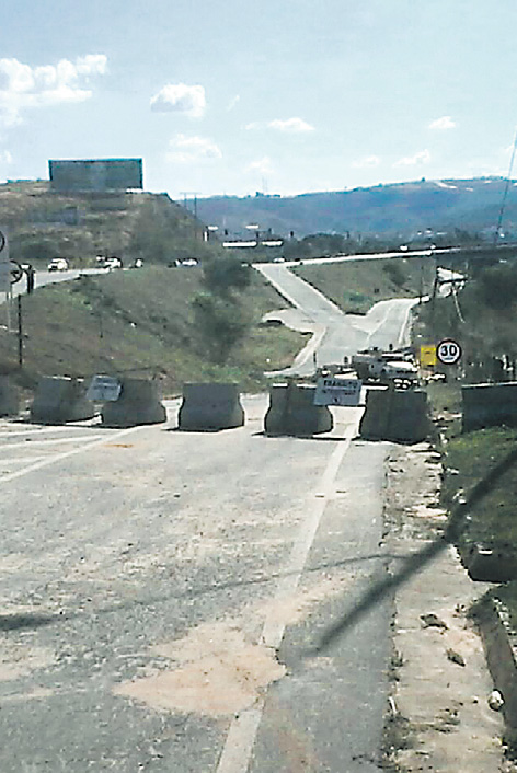 BR-259: perigo e problemas. Foto: Elan Costa 19/07/2017