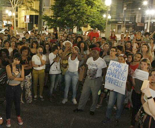 Capixabas já realizaram outro protesto contra à morte da vereadora. Foto: AT
