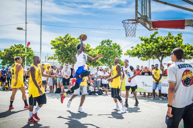 Basquete 3x3 foi sucesso em janeiro, na capital. Foto: Divulgação/Semesp