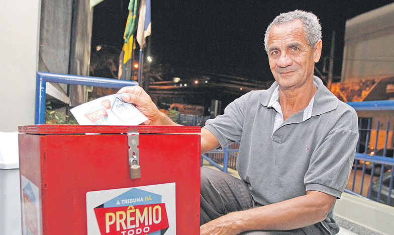 Dalmo Silva, 62, depositou os cupons e está confiante. Foto: Rodrigo Gavini