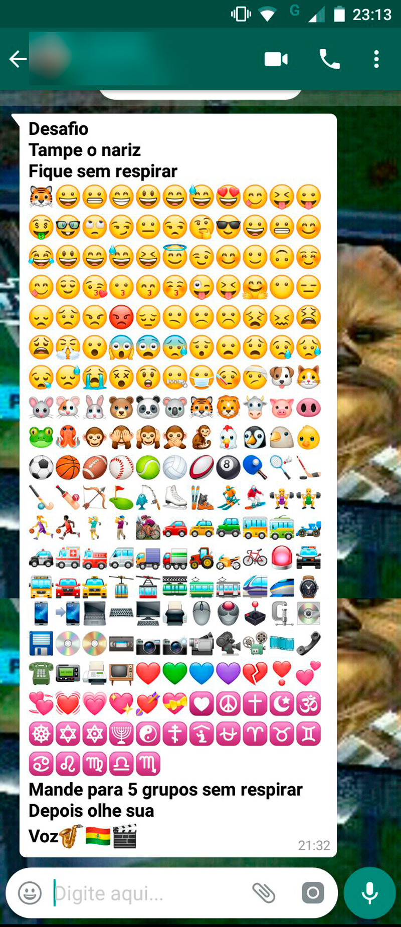 Reprodução da mensagem divulgada nas redes sociais. Foto: Reprodução