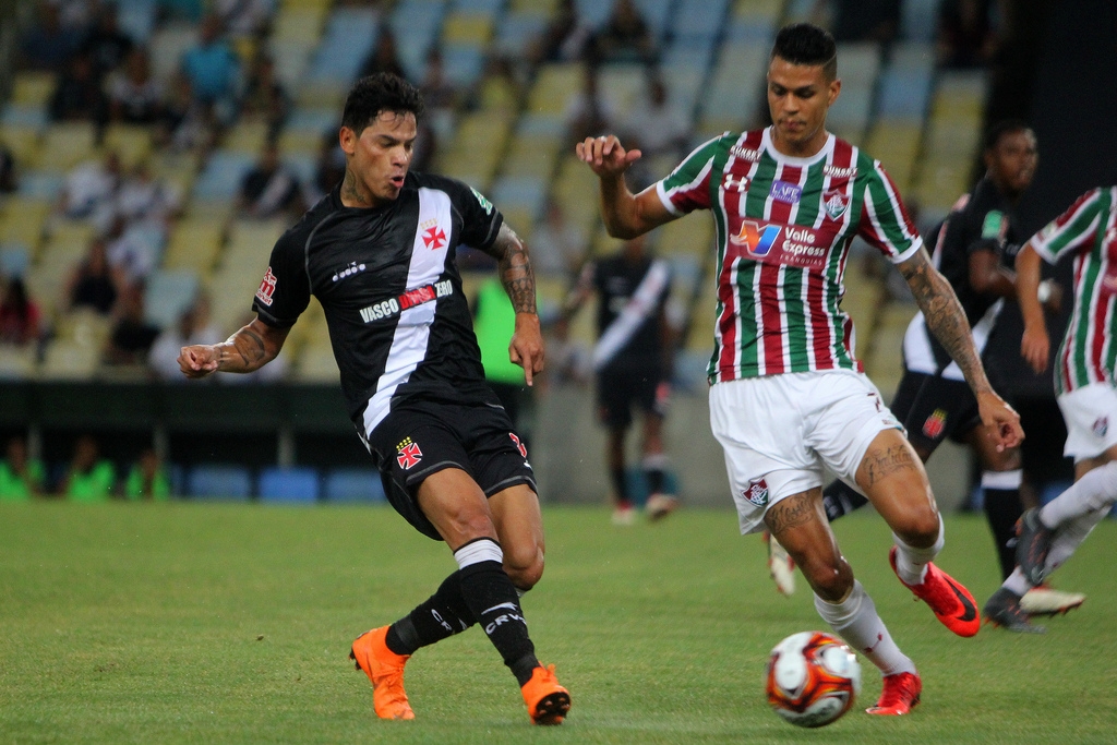 Giovanni Augusto marcou o primeiro gol com a camisa do Vasco. Foto: Paulo Fernandes/Vasco