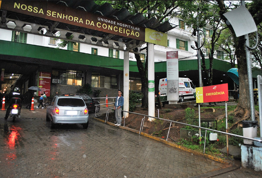 Hospital onde ocorreu a troca de tiros.Foto/ Reprodução