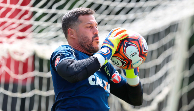 Júlio César defenderá o Flamengo pouco mais de 13 anos depois da última partida com a camisa do clube. Foto: Gilvan de Souza/Flamengo
