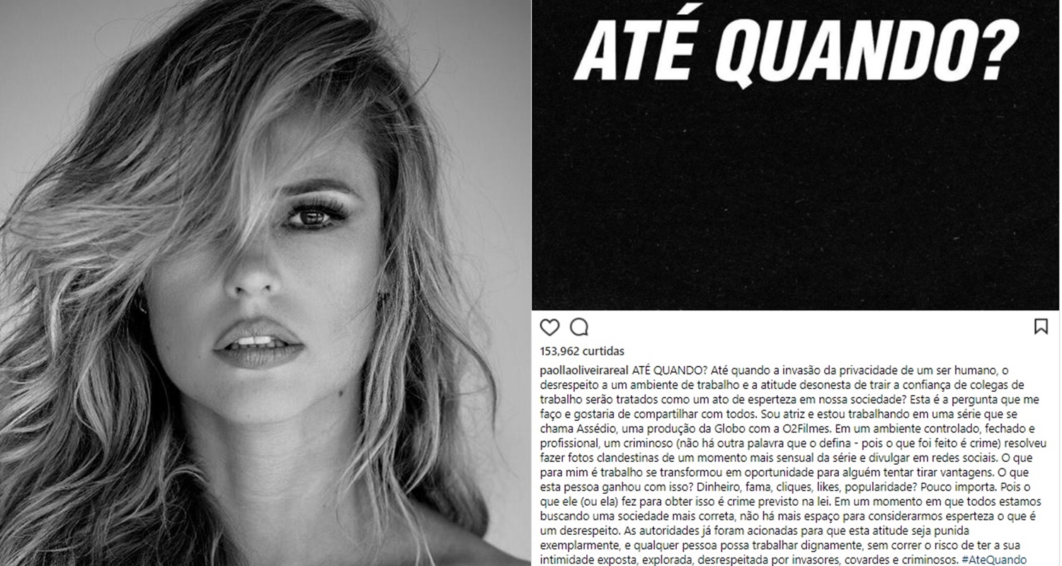 Post da atriz nas redes sociais. Foto: Reprodução/Instagram