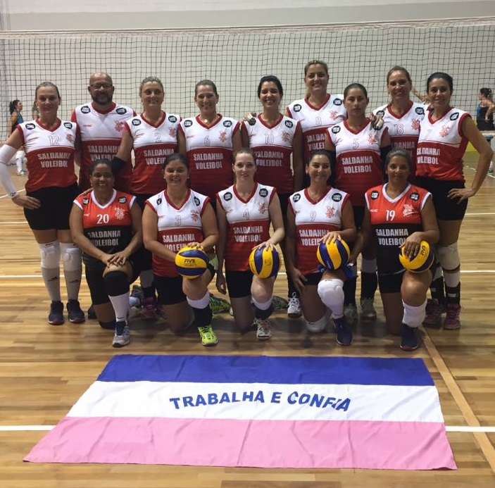 Time Master de vôlei feminino do Saldanha da Gama Foto: Arquivo Pessoal