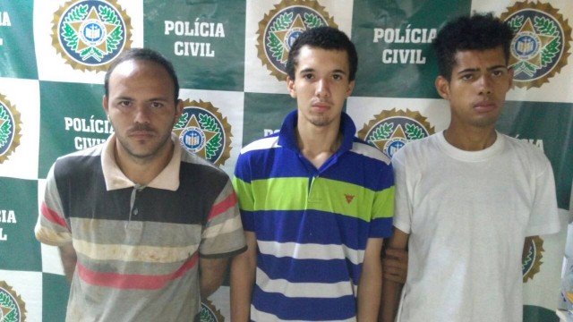 Os três suspeitos foram presos na quinta (29) e na sexta-feira (30). Foto: Divulgação