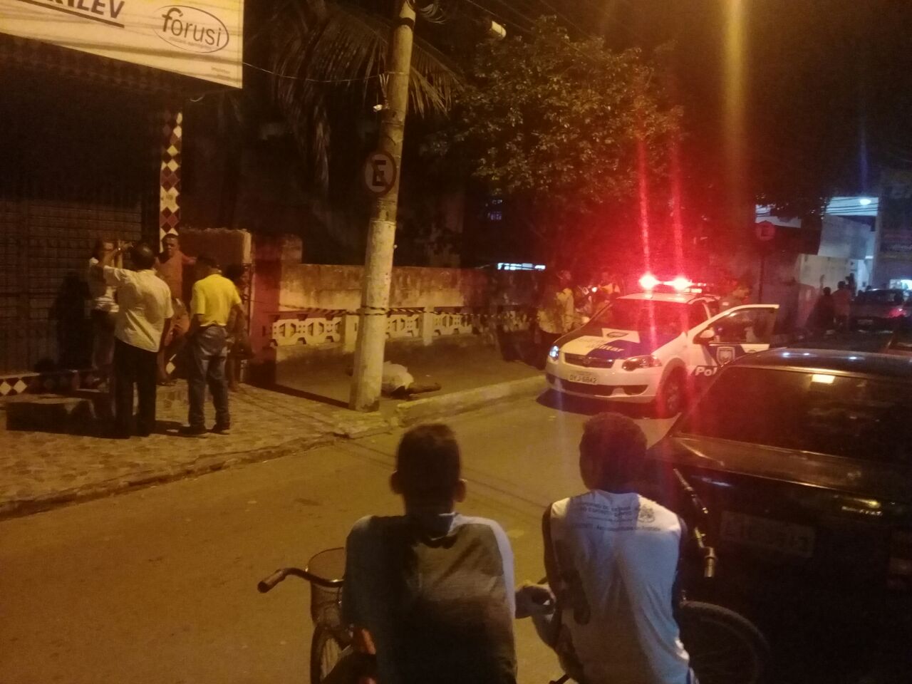 Local onde ocorreu o crime/ Foto/ Jéssica Cardoso