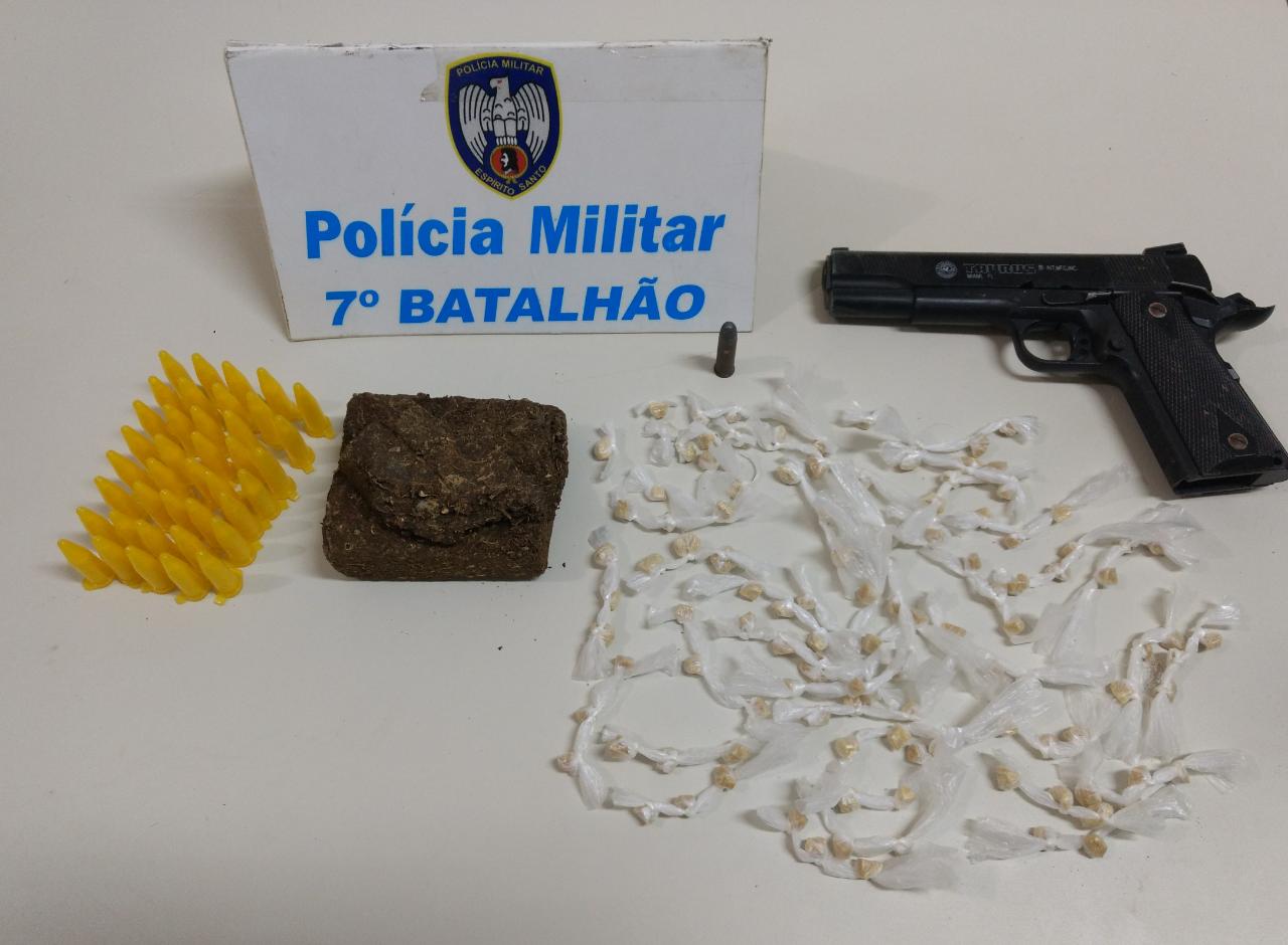 Material apreendido/ Foto Whatsap