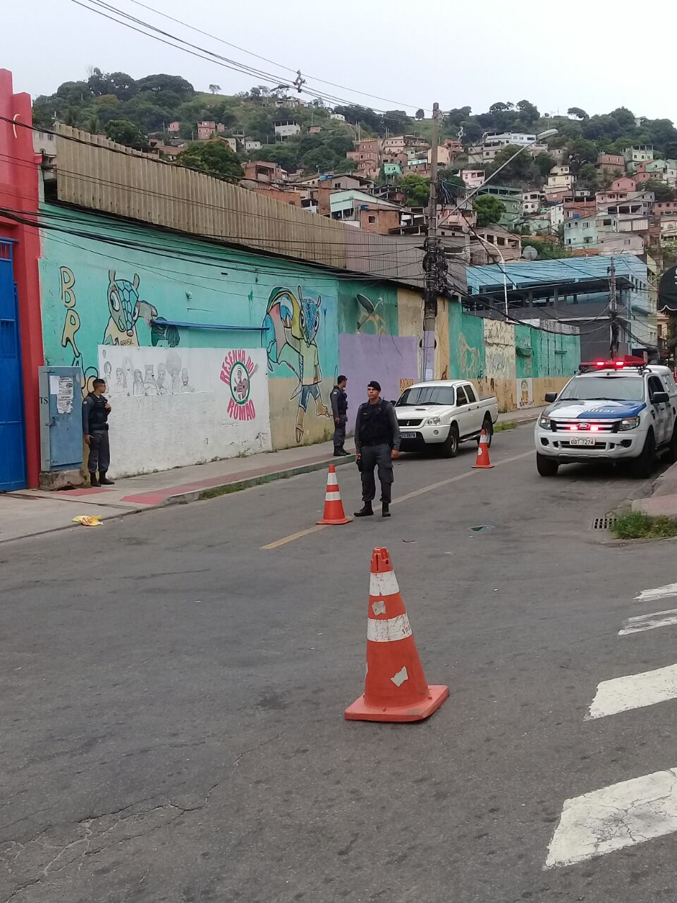 Local onde foi encontrada a mulher. Foto/ Jéssica Cardoso