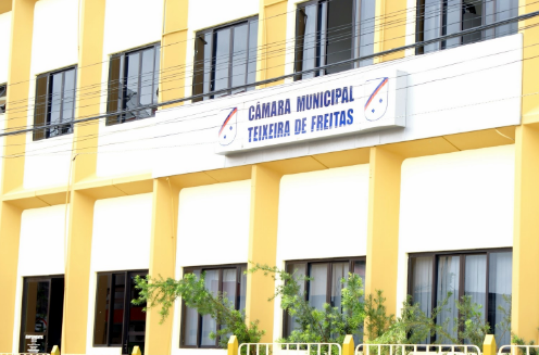 Câmara Municipal de Teixeira de Freitas. Foto: Reprodução