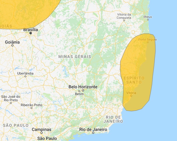 Imagem: Reprodução/Inpe