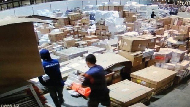 Ação foi registrada por câmeras de segurança. Foto: Reprodução