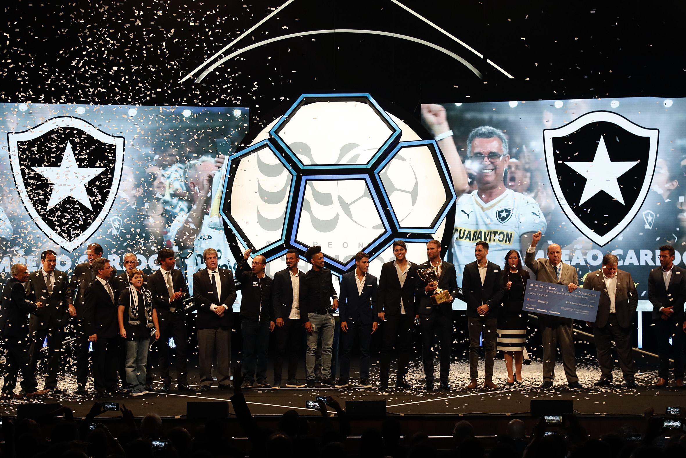 Botafogo é o campeão carioca. Foto: Satiro Sodré/SSPress