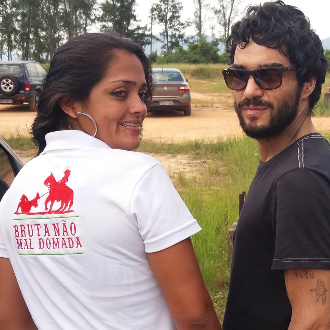 Foto que gerou a polêmica entre Caio Blat e Maria Casadevall. Foto: Reprodução.
