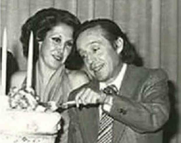 Registro do casamento de Florinda e Bolaños. Foto: Facebook