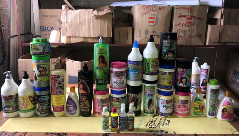 Cosméticos foram apreendidos pela polícia. Foto: Divulgação/PM