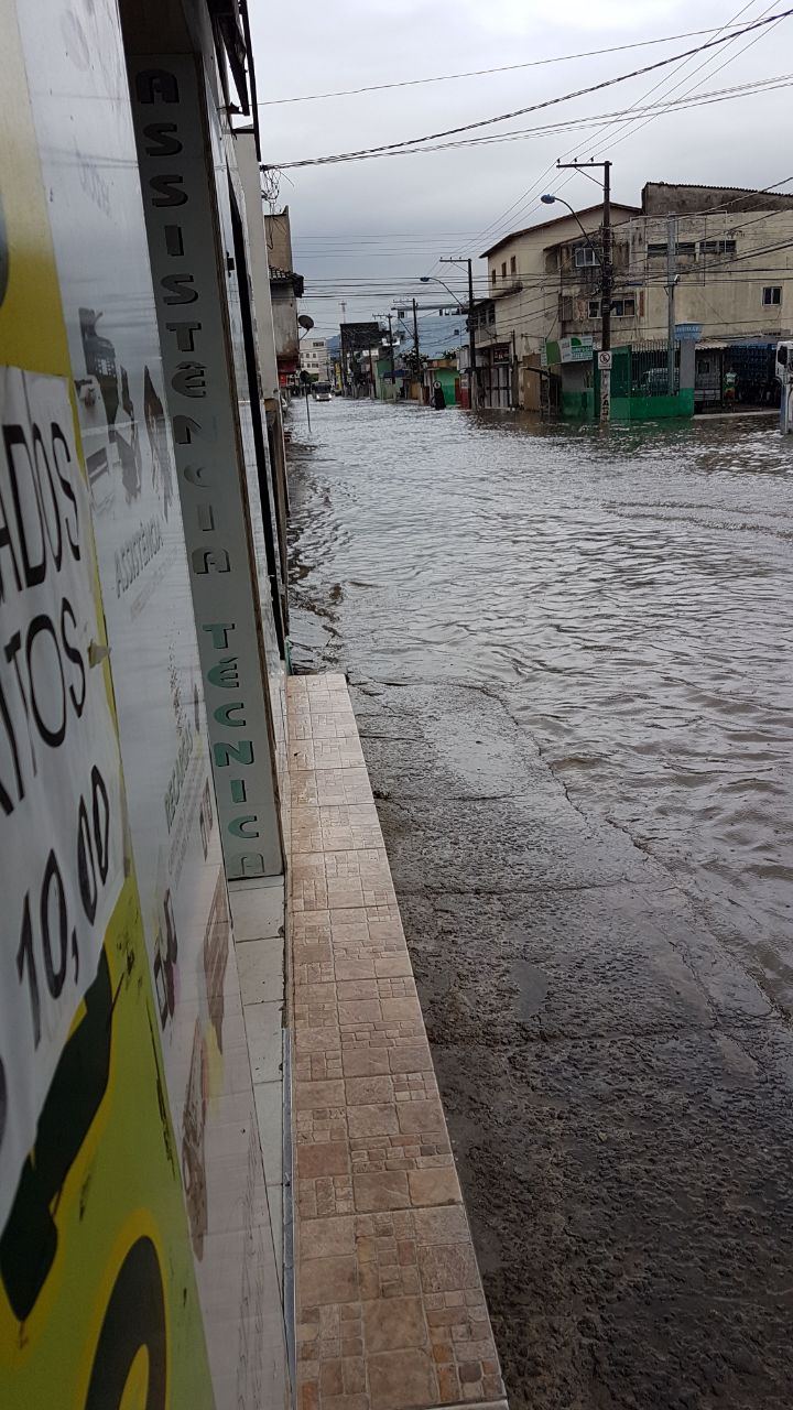 Situação do bairro Cristóvão Colombo em Vila Velha. Foto: Whatsap