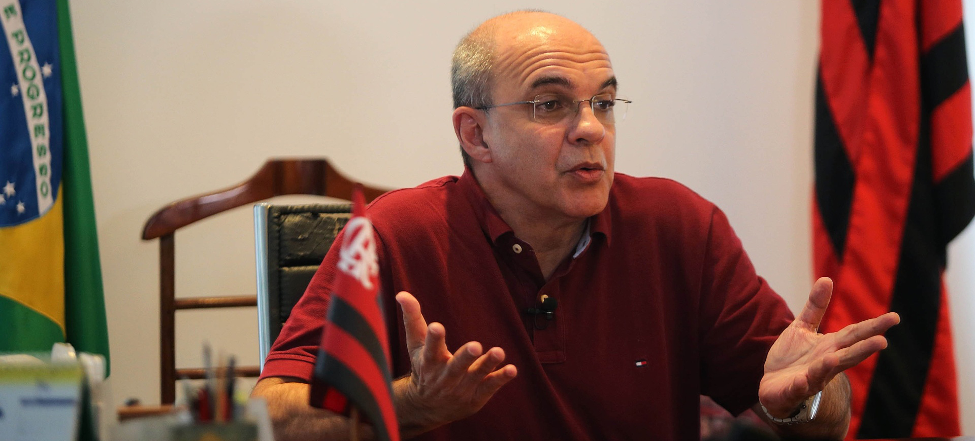 Presidente do Flamengo Eduardo Bandeira da Mello. (Foto: Divulgação)
