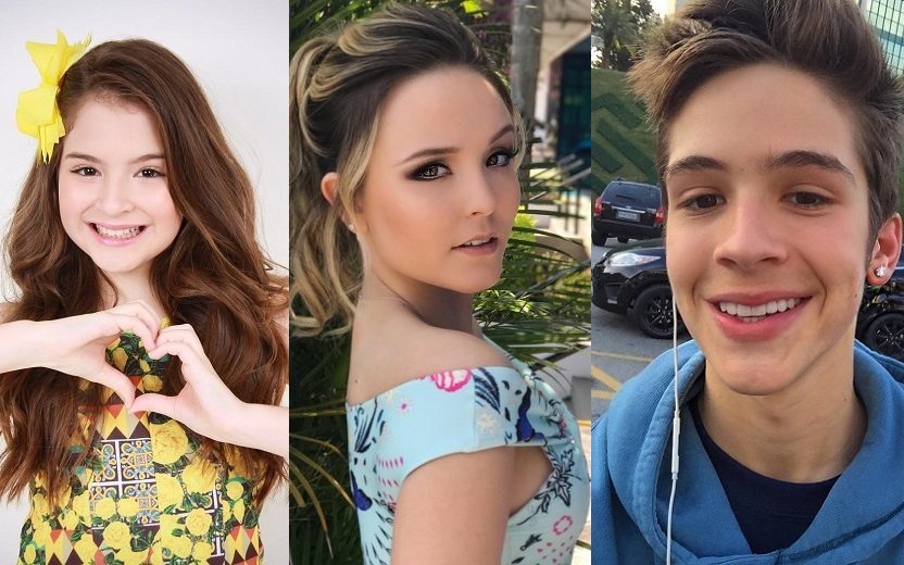 Sophia Valverde, Larissa Manoela e João Guilherme fazem parte da nova novela. Foto: SBT