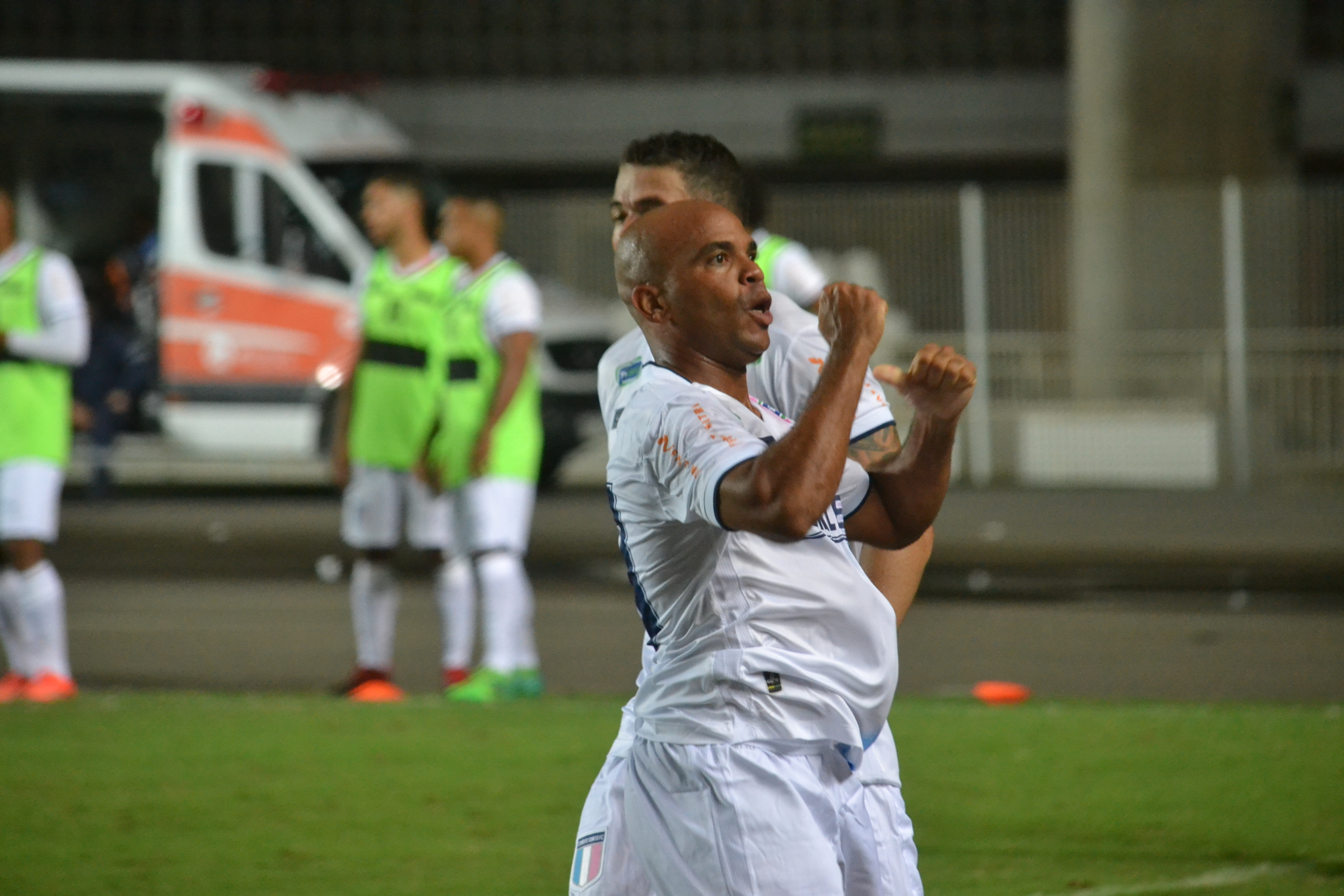 Vitinho fez o gol do empate do Santo. Foto: João Brito/ESFC