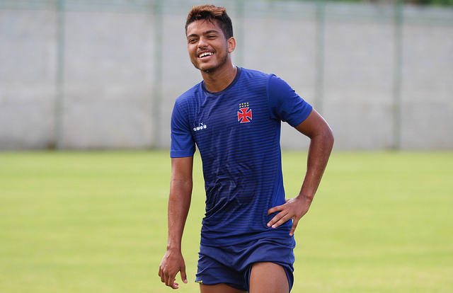 Evander, revelação da nova geração. Foto: site oficial do Vasco
